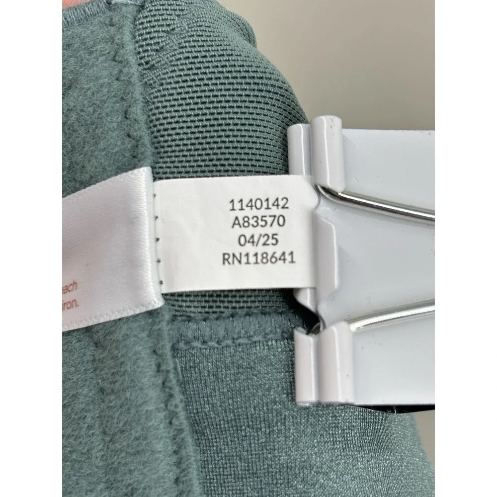 Cacique Lightly‎ Lined Wireless Bra 44D Lane Bryant Green Adjustable Straps EUC